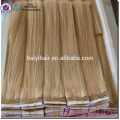 New Arrival Thick Bottom Double Drawn 100% indian 613 blonde hair weave